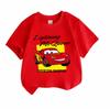 Kids Boys Girls Crew Neck Short Sleeve T-Shirt, 100% Cotton Casual Top with Cute Racing Car Superstar Champion Print, Comfortable Summer Tee for Daily