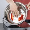 304 Edelstahl 3-lagiger Dampfgarer mit Glasdeckel Mehrzweck-Kochgerät für Gemüse Meeresfrüchte Nudeln