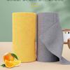 Thickened Polyester Disposable Dish Scrubber Cloth - All-Purpose, Hand-Tear Wipes for Kitchen and Housework.