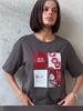 Women's Summer Casual Lazy Design Short Sleeve Letter Print T-Shirt