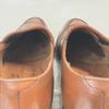80s-90s Made in England Barker Slip-on Vamp Moccasin Dress Shoes Men’s 7.5B 26.0 Brown Vintage(USED)
