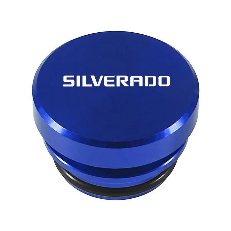 Alloy Universal Car Cigarette Lighter Cover Logo Button Cap For Chevrolet Siverado Logo Anti Dust Decorative Interior Accessorry