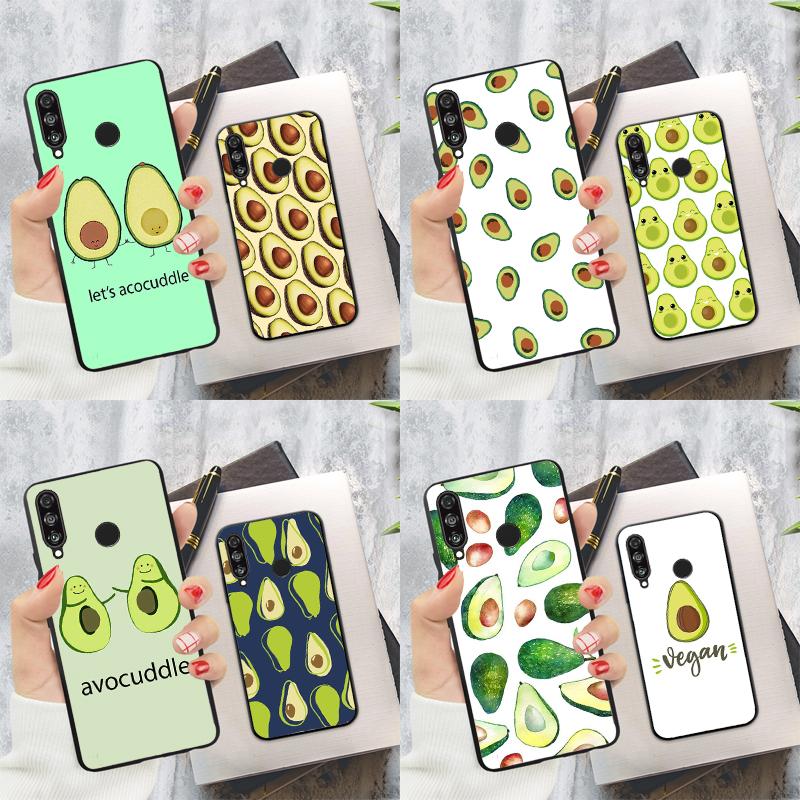FUNNY AVOCADO Smile JOKE For Huawei Nova Y60 Y70 Y90 Y61 Y91 3i 7i 8i 11i Nova 9 10 SE 11 Pro P20 P40 P30 Lite Case
