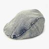 Denim Beret Women's Autumn and Winter New Big Head Circumference Can Be Worn In Reverse with Internet Celebrity Fashionable Simple Hat