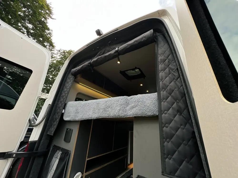 Isolierte Thermoschutzabdeckung für Wohnmobile für hintere Flügeltüren oder Heckklappe für Fiat Ducato Peugeot Boxer Citroen Jumper 2006+ Ram Promaster