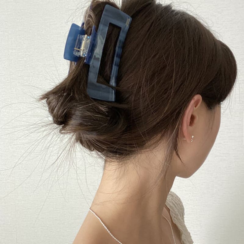 

mosxe Texture hair-clip (3color) melon