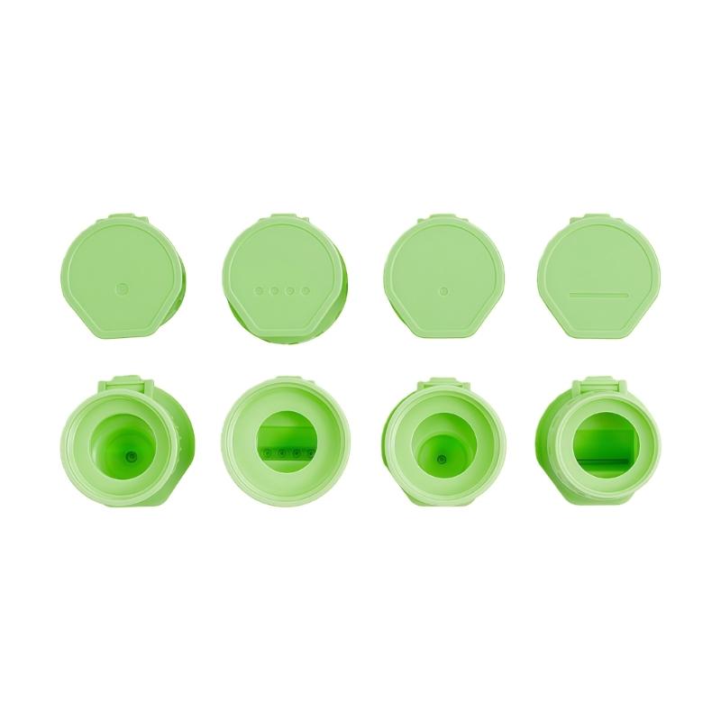 4pcs Squeeze Bottle Cap Condiment Dispenser Flipped Top Lid For Controlled Dressing Flows And Waste Reduction In Cooking