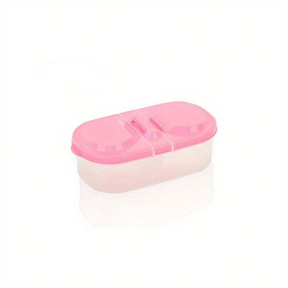 One Stackable Storage Box for The Refrigerator with Lids - a Sealed Jar for Multigrain for food And Bathroom Organization
