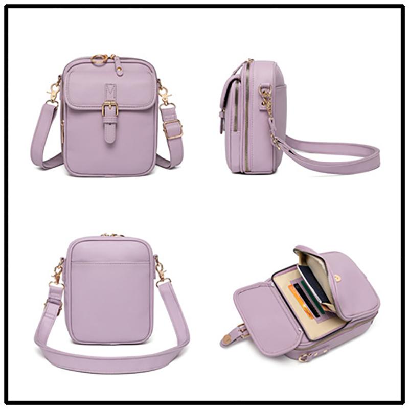 Unisex torba kurierska Casualowa torba na ramię Crossbody Lekka torba na telefon do codziennego użytku na zewnątrz Wszechstronna mała torba z gniazdami na karty RFID