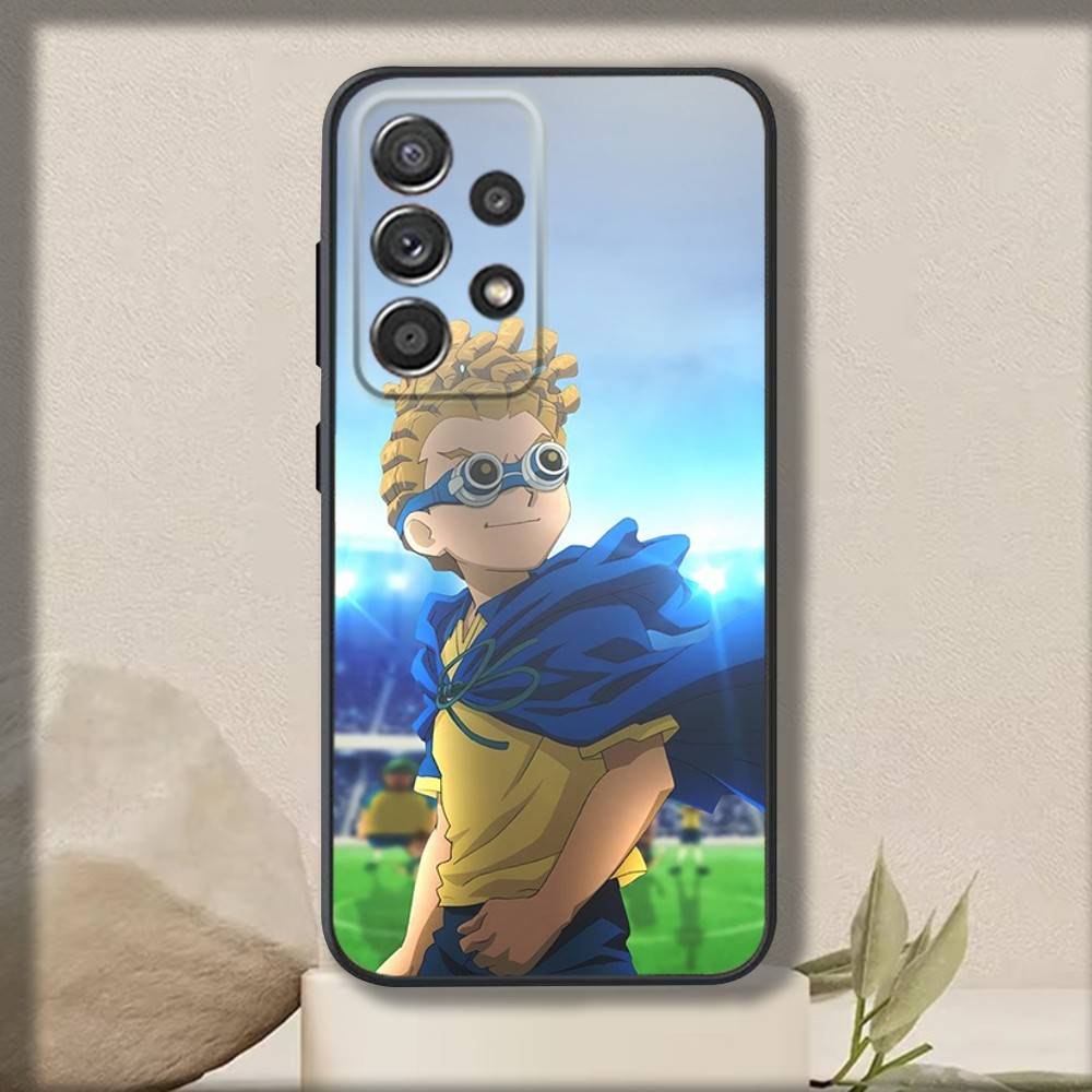 Anime I-InazumaS Elevens Phone Case For Samsung S 25,24,23,22,30,21,10,9,Ultra,Plus,Lite,FE,4,5 G Soft Black Case