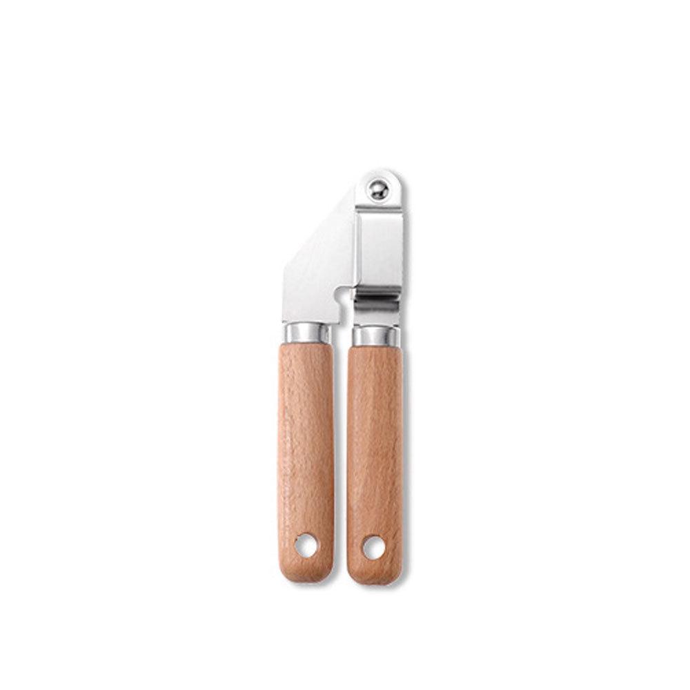 Small Kitchenware Set: Wooden Handle Gadgets with Pizza Knife, Cheese Knife, and Stainless Steel Egg Beater