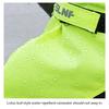 ESLNF Windproof Waterproof Shoe Covers High Visibility Reflective Anti-Slip Reusable Overshoes for Motorcycle Cycling
