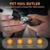 Hundenagelschleifer, 2025 Neuer elektrischer Nagelschneider für Hunde, USB-wiederaufladbare Hundennagelknipser, Ultra-leiser Betrieb, Haustier-Nagelschleifer Pfotenpflege &