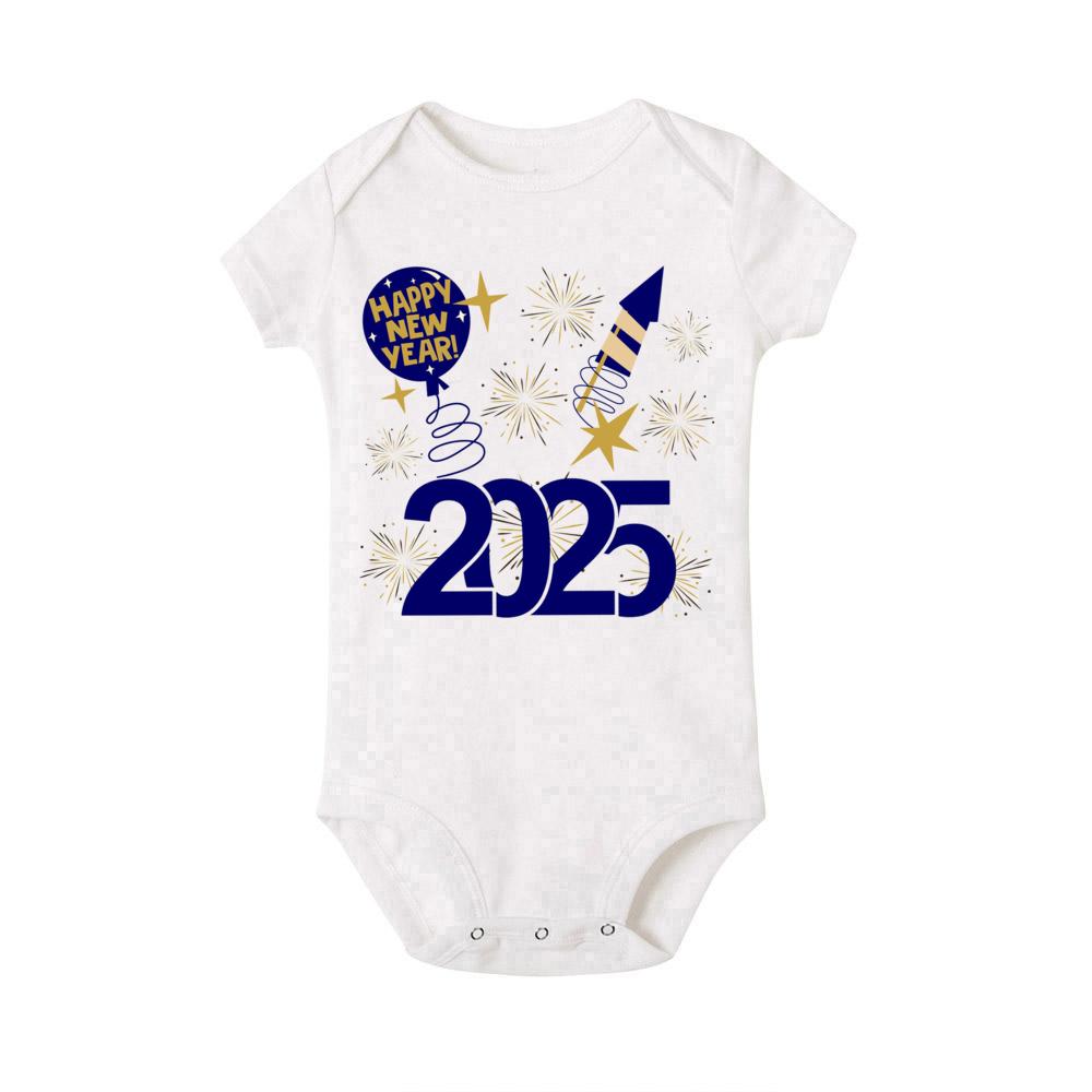 

Детский комбинезон Hello 2025 Inant Romper Новогодний подарок для малышей Комбинезон с короткими рукавами для мальчиков и девочек Одежда для новорожденных Подарок на день рождения 9 MONTH