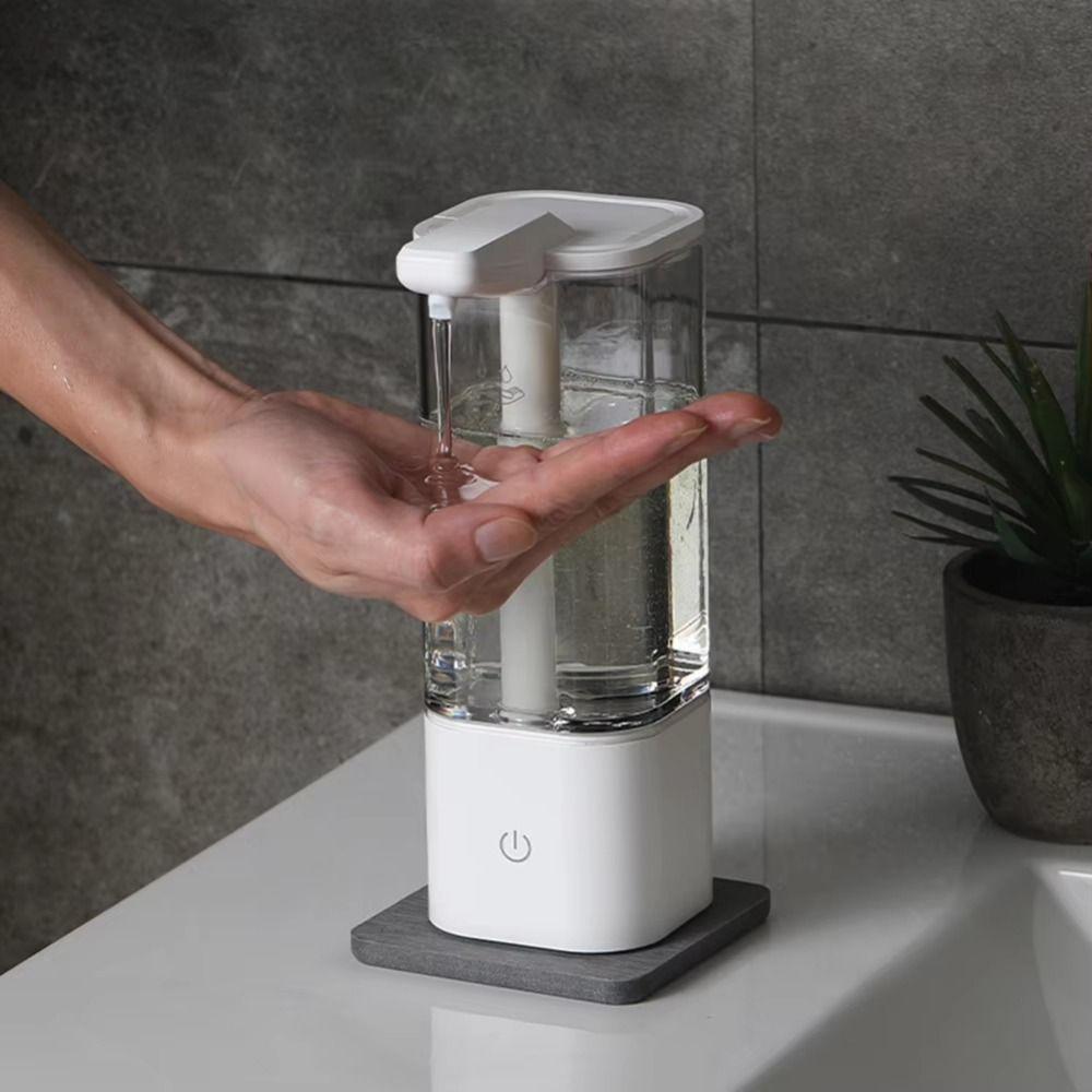 High Capacity Sensor Hand Sanitizer Machine Infrared Induction Smart Dish Soap Bottle  Sponge