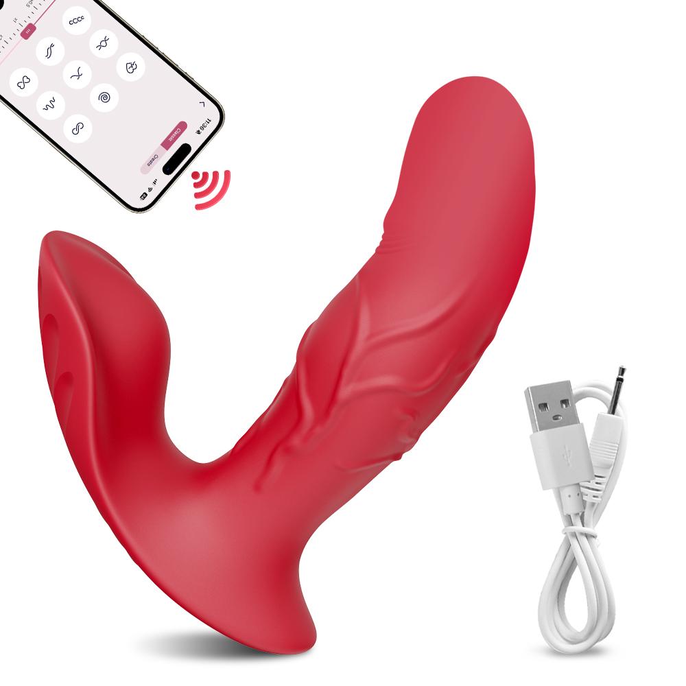 APP Control Dildo Vibrator for Women Wearable Panties Vibrator G-Spot Clitoris Female Masturbation Sex Toy for Women