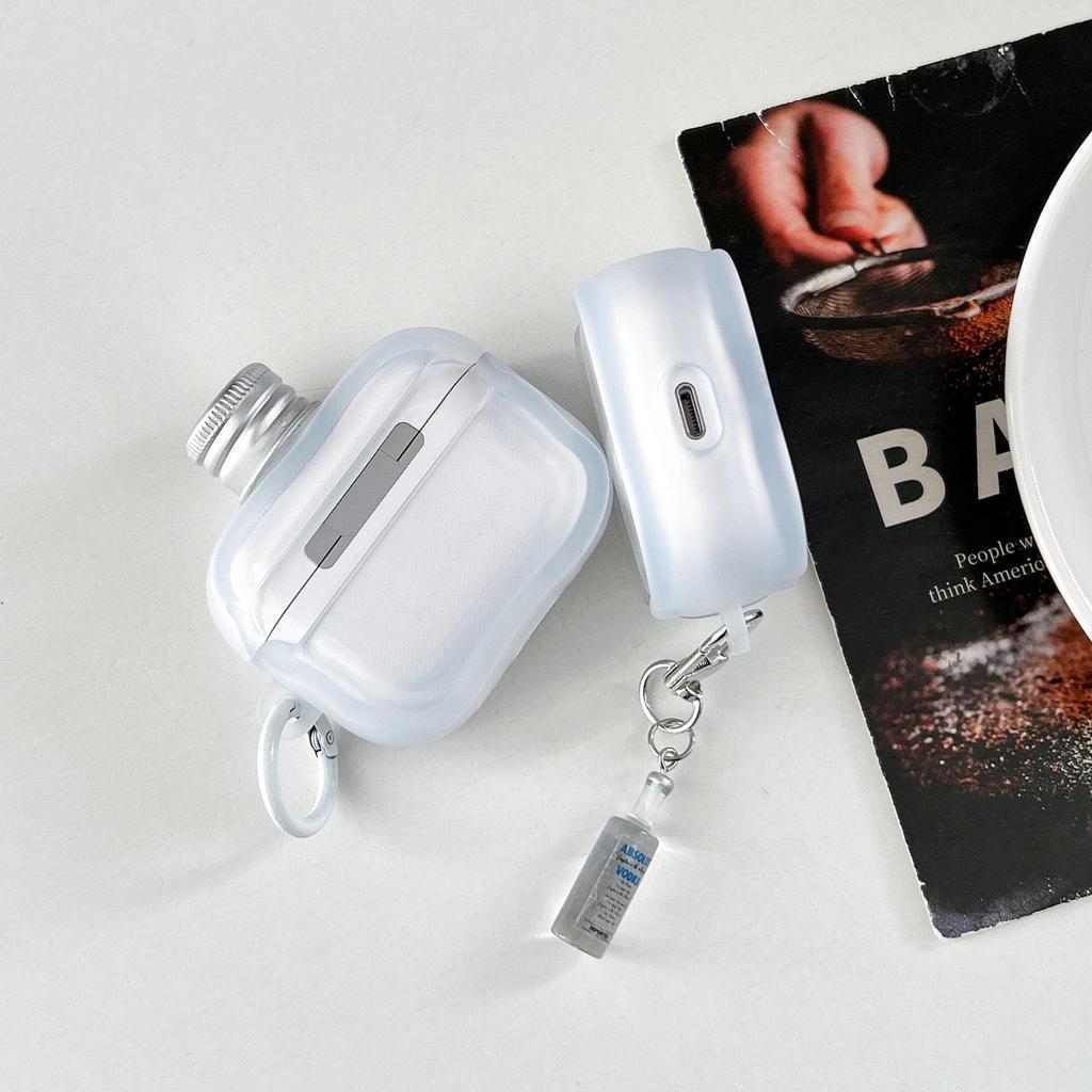 Handmade INS Style Protective Case for AirPods Pro 2 (Bottle Cap Design, Bluetooth Compatible)