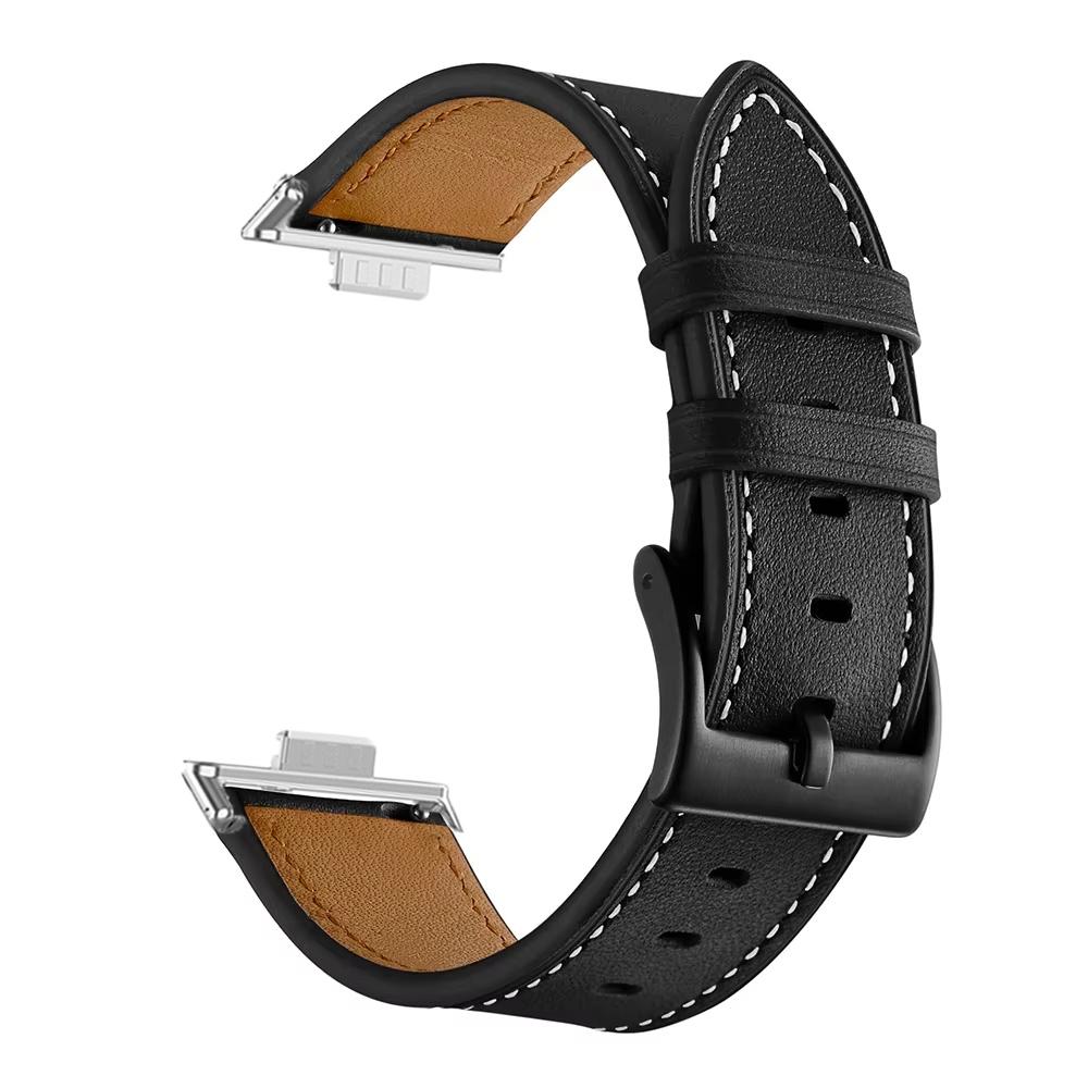 Retro kožený řemínek pro Huawei Watch Fit 4 Pro Bez mezer Náhradní náramek pro Huawei Watch Fit4 Fit3 Pás Correa