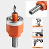 Carbide Tipped Countersink with Adjustable Depth Stop Round Shank Wood Countersink Drill Bit