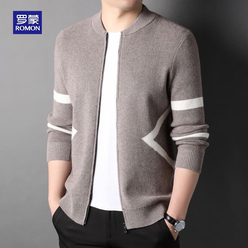 ROMON Men's Autumn Casual Knit Cardigan
