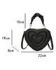 Yogodlns Luxury Quilted Handle Bag For Women PU Leather Shoulder Crossbody Bag Fashion Messenger Handbag