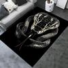 Golden Snake Chair Mat: Office Carpet, Oversized Rug for Home Decor, Sofa Mat, Gift Idea for Any Room