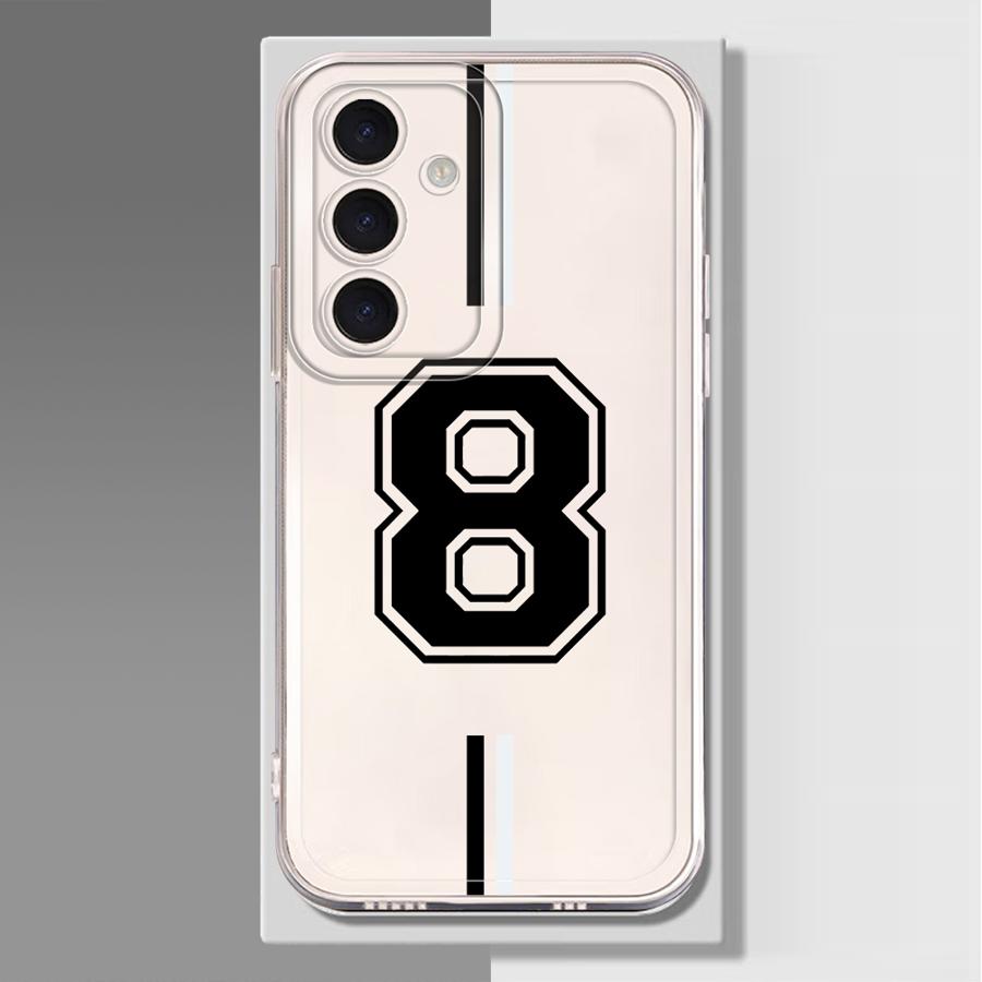 FootBall Number Case for Samsung Galaxy A26 A24 A14 A16 A25 A51 A55 A23 A56 A50 A36 A13 A34 A35 A33 A52 A54 A15 A52 A31 Phone