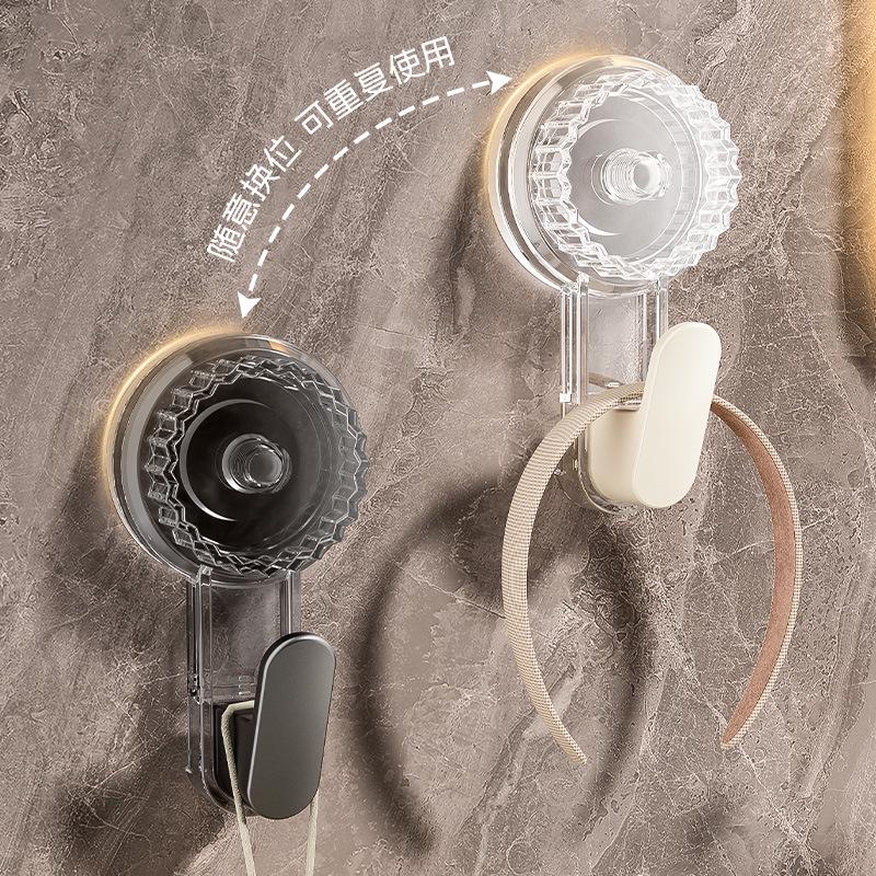 Wow Rotating Suction Cup Hook - Strong, No-Drill Adhesive for Bathroom, Kitchen, or Door.