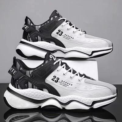New Men's Shoes Fashion Platform Sneaker Men's Casual Shoes Trend Lightweight Soft Sole Student Outdoor Running Shoes