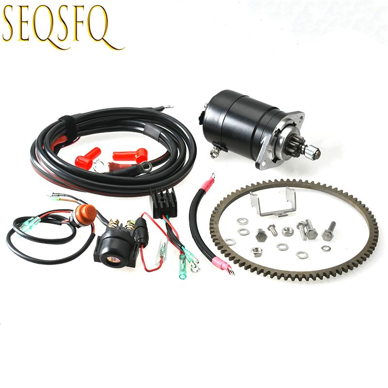 Tohatsu Electric Start Conversion Kit For M25 M30 & More 2 Stroke 25HP 30HP Boat Engine Replaces Parts