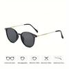 1pc Fashionable Trendy Glasses Retro Plain Fashion Glasses
