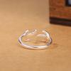 Korean Christmas Antler Open Ring - Creative Festive Finger Jewelry Gift