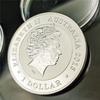 Australijska Moneta Pamiątkowa Koala Moneta Pamiątkowa Elżbiety II 1 DOLAR do Dekoracji Domu KTY