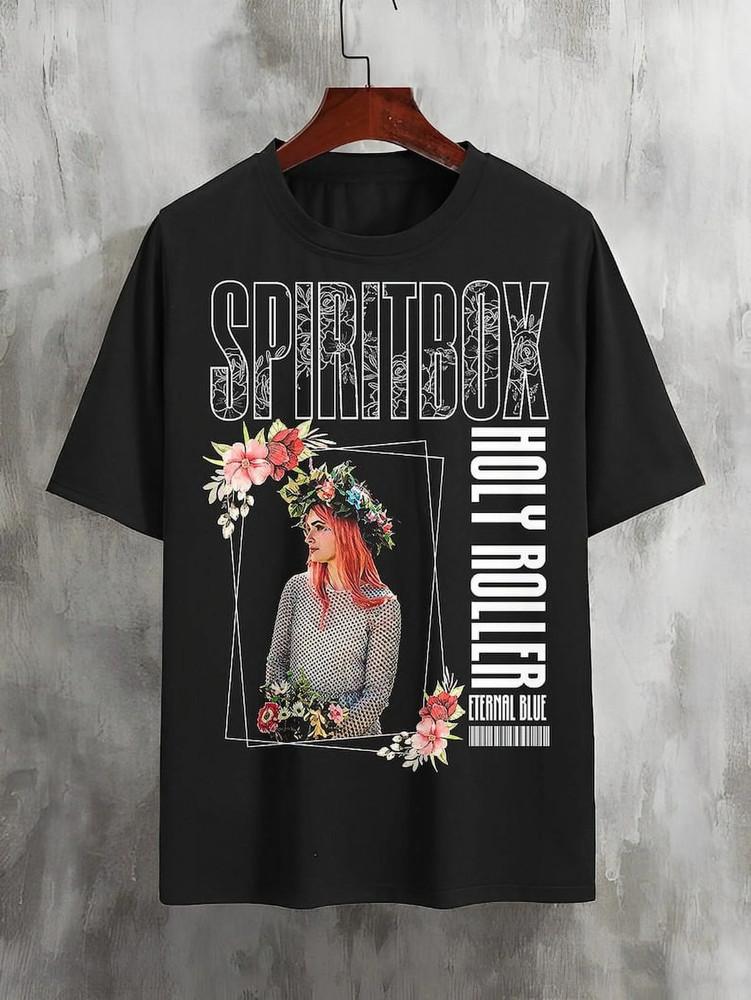 Spiritbox Holy Roller Vintage Style Shirt Metal T Shirt Band Unisex T-Shirt XXXL