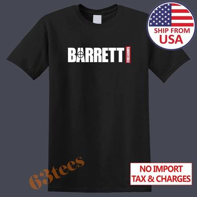 Barrett Firearms Guns Men's T-Shirt Women's Tee Top Unisex Black Size S To 5XL