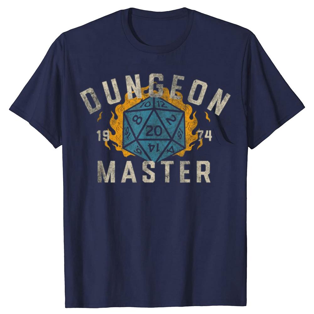 Vtipná grafická trička Dungeons & Dragons Dungeon Master Pánská Dámská Humor Streetwear Tričko Krátký Rukáv Unisex Volné Oblečení