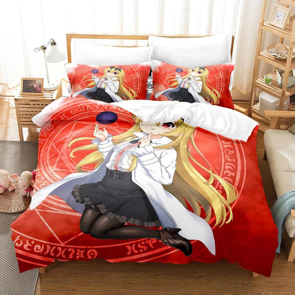 Comforter Anime Arifureta Bedding Set Full Double Single Duvet Bedroom Sets From Commonplace To The World'S Strongest