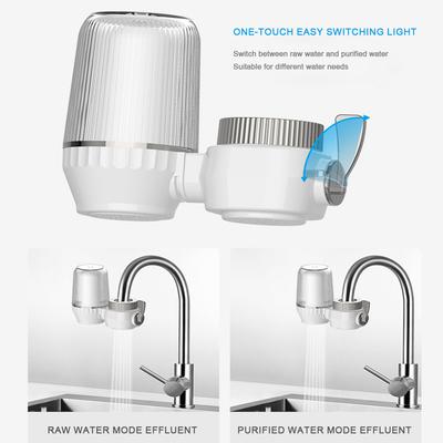 Purificator Apă Robinet Îndepărtare Rugină Bacterii Percolator Ceramic Filtru Înlocuibil Curățare Ușoară Robinet Bucătărie pentru Uz Zilnic Casnic