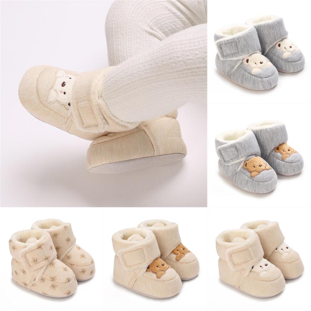 Baby Shoes, Winter Thick Warm Cotton Shoes, Men's And Women's Baby Walking Shoes
