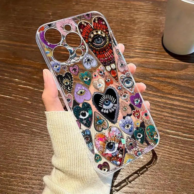Teufelsauge iPhone17 All-inclusive 16e Handyhülle Apple 15promax14/13pro transparent Luft