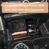 TACOBRO Center Console Tray Compatible With Ford Explorer     2024 Accessories,Compartment Ert Organizer Secondary Storage Box ABS Material (Not Fit
