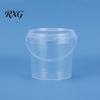 Food Grade Plastic Tubs 2PCS Round Buckets, with Lid And Handle Disposable Containers, Rice Flour Containers Stackable Food-grade Storage Pails,