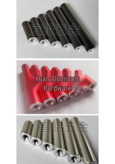 M4d7 Aluminum Alloy Round Spacer Stand with Double Internal Threaded Rod