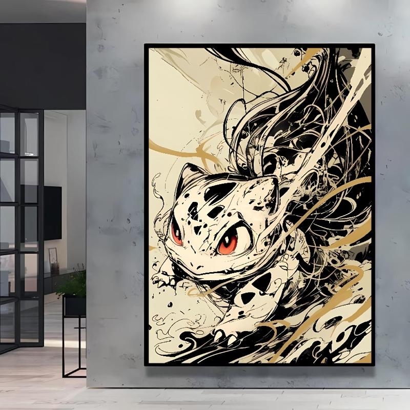 Hot Anime Poster Pokemon Squirtle Canvas Painting Hd Images High Quality Art Home Children's Bedroom Wall Decor Holiday Gifts