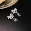 Non-Pierced Ear Cuffs: Elegant French Pearl Chain Studs with a Luxurious High-Design Flair