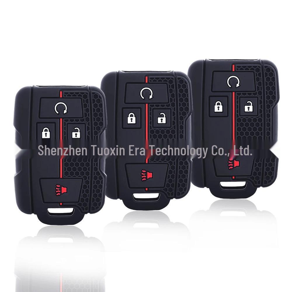 

Silicone Key Cover for Chevrolet, GMC, and Buick Smart Remotes чёрный