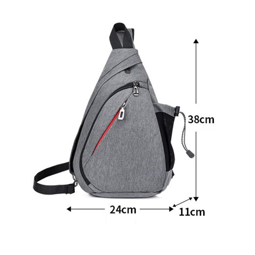 Men'S Chest Bag New Fashion Shoulder Sling Bag Backpack Casual Sports Shoulder Crossbody Bag Cross Body Chest Bag For Men Pack