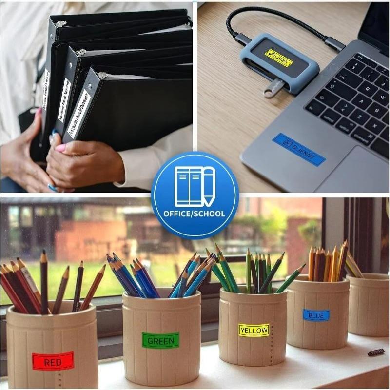 Compatible Dymo Lt Label Tapes Clear Print Multi Color For Home Office Inventory Sorting Fits Lt200 Lt100H Lt100T Lt2000
