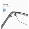 1Pc Stainless Steel Men Business Reading Glasses Anti Blue Light Presbyopic Optical Glasses Computer Readers +1.0 ~ 4.0