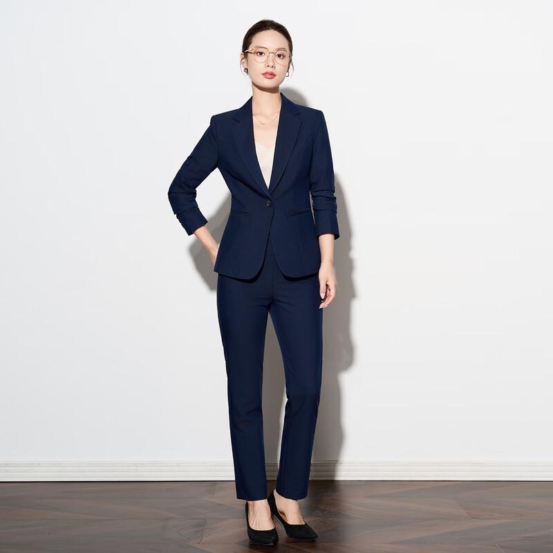 Women s Professional One-Button Blazer & Pants Suit Set M